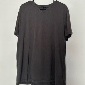 grey DKNY shirt